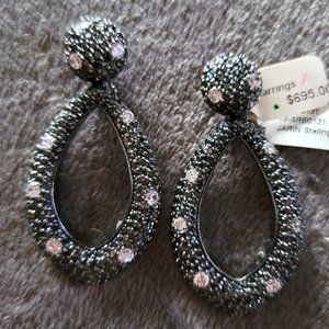 NEW CZ & Sterling Statement Earrings